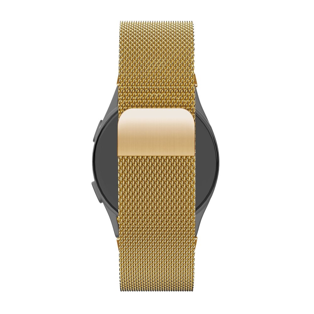 Bandz Bandz Samsung Galaxy Watch 6 44mm Milanaise Loop Armband (Gold) Bandz Bandz Samsung Galaxy Watch 6 44mm Milanaise Loop Armband (Gold)