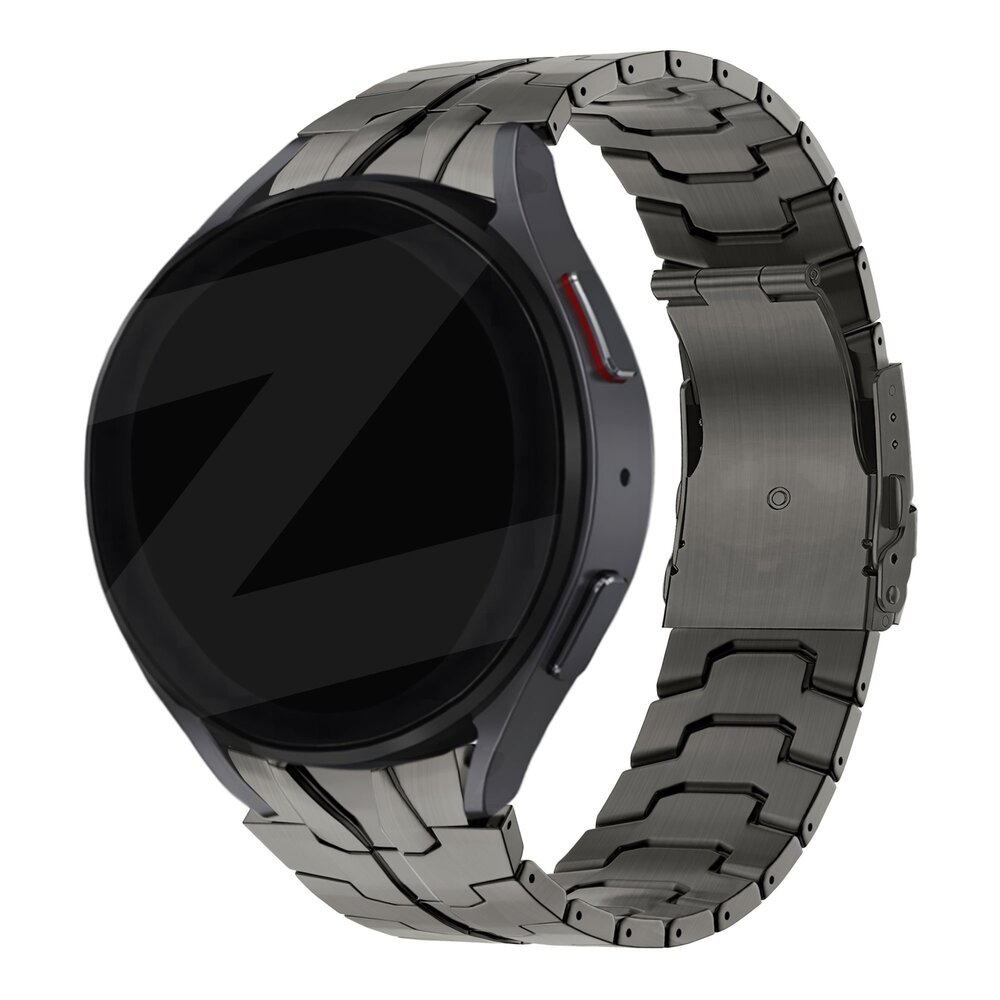 Bandz Bandz Samsung Galaxy Watch 4 Classic 46mm Stahlarmband 'Iron' (Graphit)