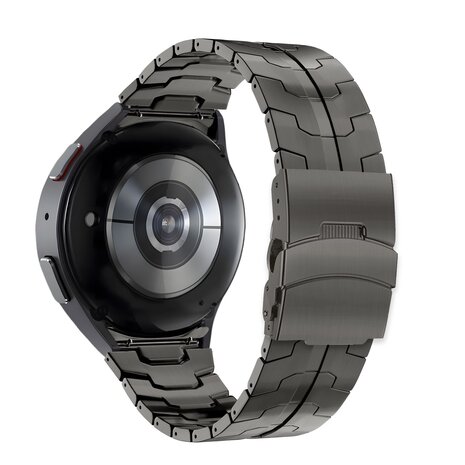 Bandz Bandz Samsung Galaxy Watch 6 Classic 47mm Stahlarmband 'Iron' (Graphit)