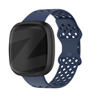 Bandz Bandz Fitbit Versa 4 Sport Armband 'Sport Air (Dunkelblau)