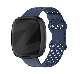 Bandz Bandz Fitbit Versa 4 Sport Armband 'Sport Air (Dunkelblau) Bandz Bandz Fitbit Versa 4 Sport Armband 'Sport Air (Dunkelblau)
