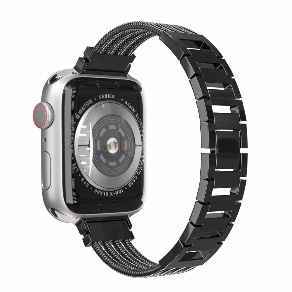 Strap-it® Strap-it Apple Watch Armband (Schwarz)