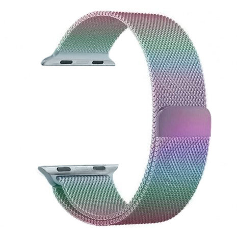 Strap-it® Strap-it Apple Watch Milanese Armband (Regenbogen) Strap-it® Strap-it Apple Watch Milanese Armband (Regenbogen)