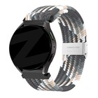 Bandz Bandz Samsung Galaxy Watch 3 41mm Woven Nylonband (Schwarz Mischung)