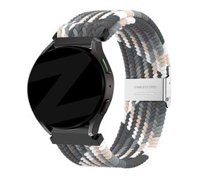 Bandz Bandz Samsung Galaxy Watch 3 41mm Woven Nylonband (Schwarz Mischung) Bandz Bandz Samsung Galaxy Watch 3 41mm Woven Nylonband (Schwarz Mischung)