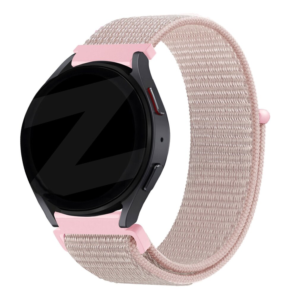 Bandz Bandz Samsung Galaxy Watch 3 41mm Nylon Loop-band (Roségold)