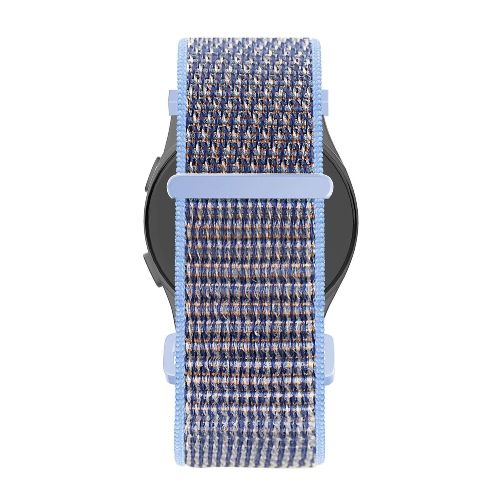 Bandz Bandz Amazfit GTS 3 Nylon Loop-band (Azure Blau) Bandz Bandz Amazfit GTS 3 Nylon Loop-band (Azure Blau)