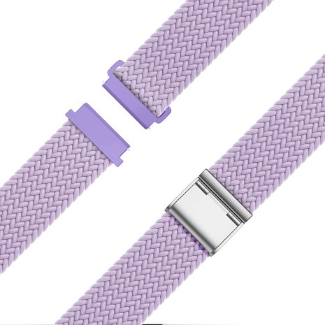 Bandz Bandz Amazfit GTS 4 Woven Nylonband (Lila) Bandz Bandz Amazfit GTS 4 Woven Nylonband (Lila)