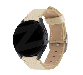 Bandz Bandz Huawei Watch GT Lederarmband 'Deluxe' (Khaki) Bandz Bandz Huawei Watch GT Lederarmband 'Deluxe' (Khaki)