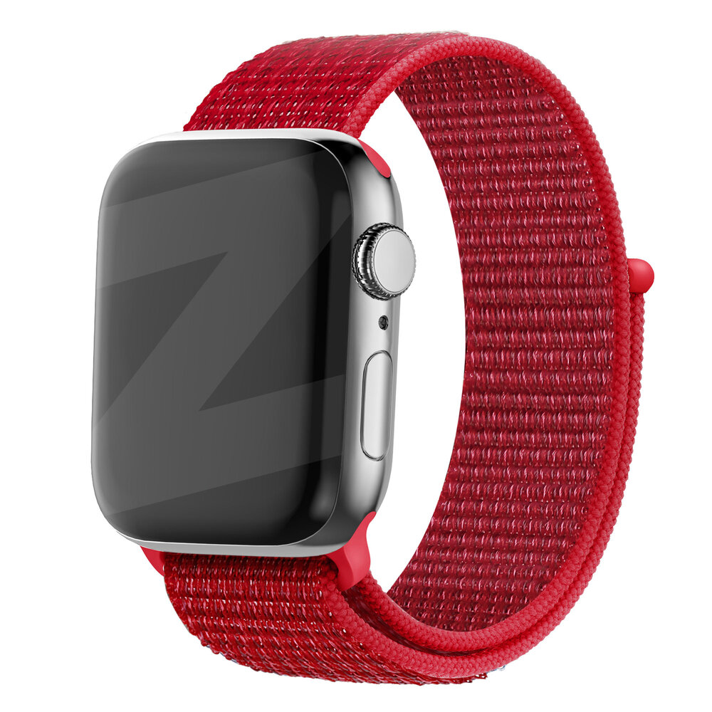 Bandz Bandz Apple Watch Nylonarmband 'Classic' (Rot) Bandz Bandz Apple Watch Nylonarmband 'Classic' (Rot)