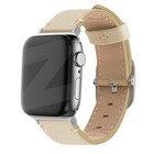 Bandz Bandz Apple Watch Lederarmband 'Deluxe' (Khaki)