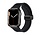 Strap-it Apple Watch D-Buckle Lederarmband (Schwarz)