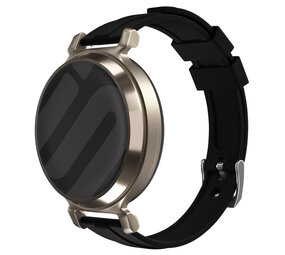 Strap-it® Garmin Lily 2 Silikonarmband (Schwarz) Strap-it® Garmin Lily 2 Silikonarmband (Schwarz)