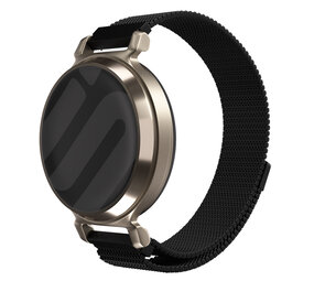 Strap-it® Garmin Lily 2 Milanaise Armband (Schwarz) Strap-it® Garmin Lily 2 Milanaise Armband (Schwarz)