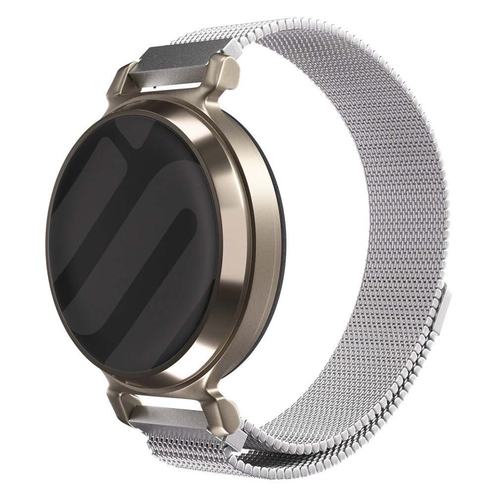 Strap-it® Strap-it Garmin Lily 2 Milanaise Armband (Silber)