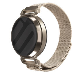 Strap-it® Garmin Lily 2 Milanaise Armband (Champagner Gold) Strap-it® Garmin Lily 2 Milanaise Armband (Champagner Gold)