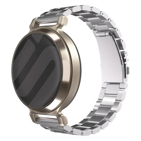 Strap-it® Strap-it Garmin Lily 2 Stahlarmband (Silber)