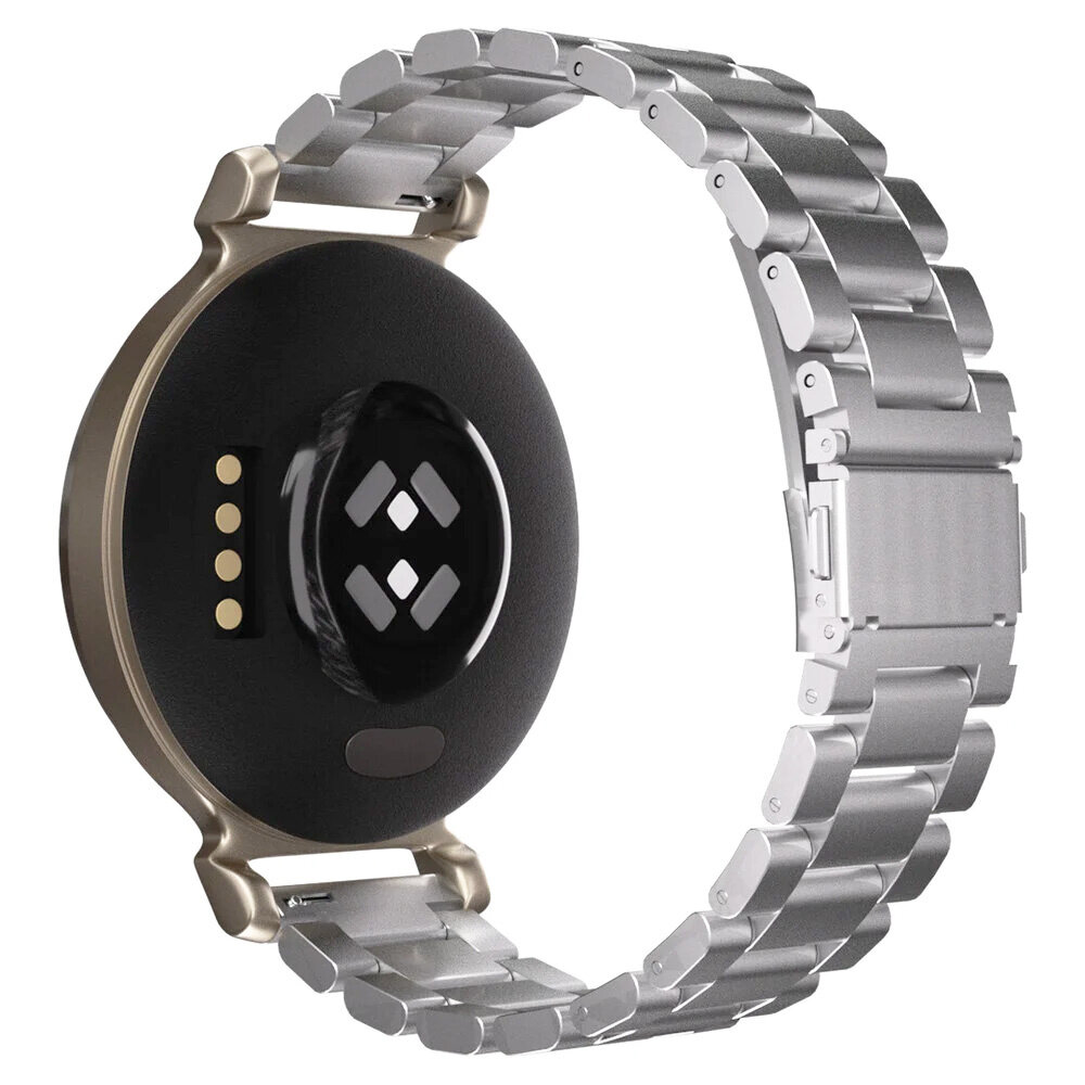 Strap-it® Strap-it Garmin Lily 2 Stahlarmband (Silber)