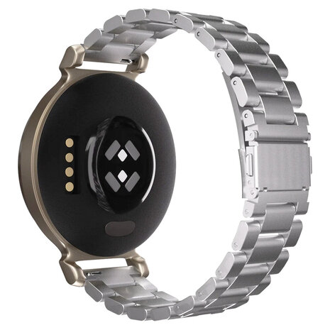 Strap-it® Strap-it Garmin Lily 2 Stahlarmband (Silber)