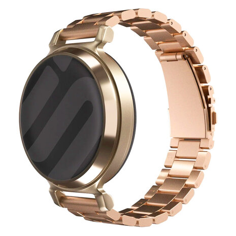 Strap-it® Strap-it Garmin Lily 2 Stahlarmband (Roségold)