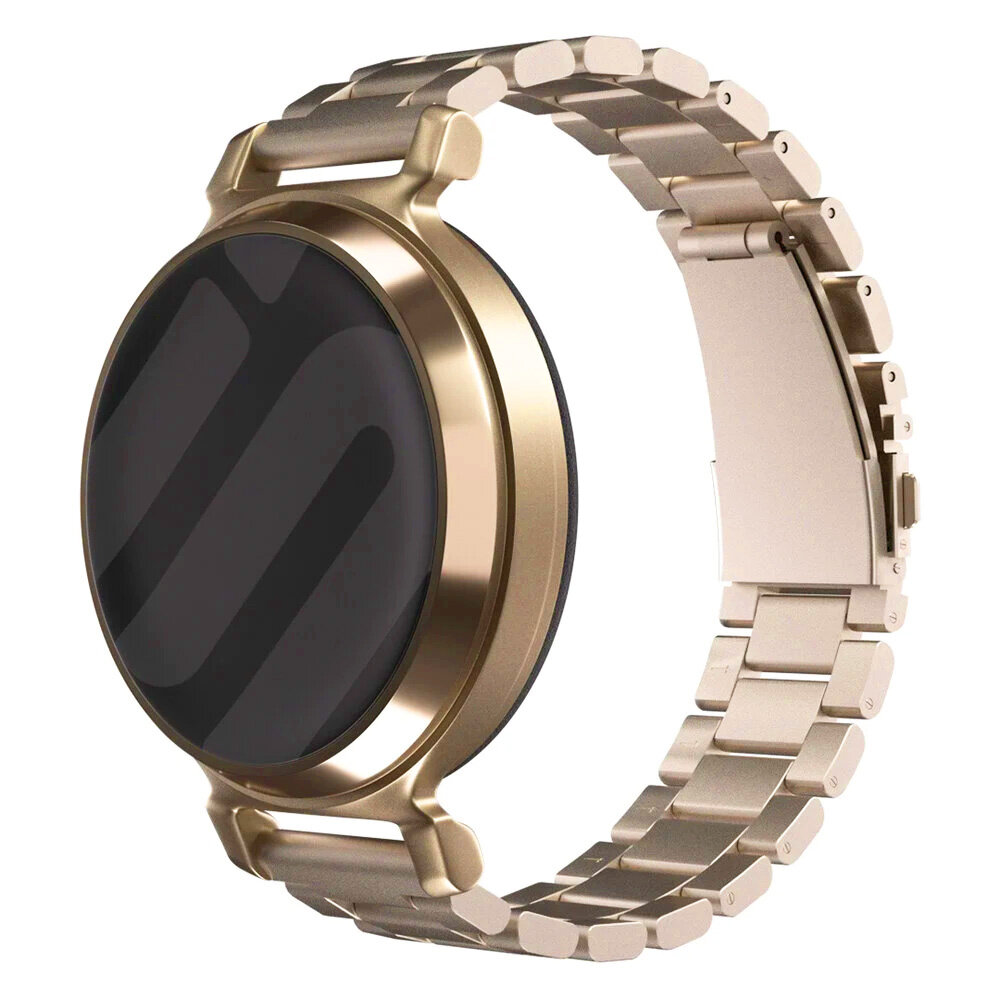Strap-it® Strap-it Garmin Lily 2 Stahlarmband (Champagner Gold)