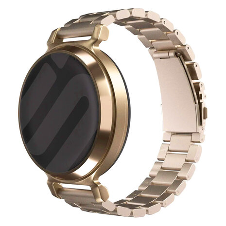 Strap-it® Strap-it Garmin Lily 2 Stahlarmband (Champagner Gold)