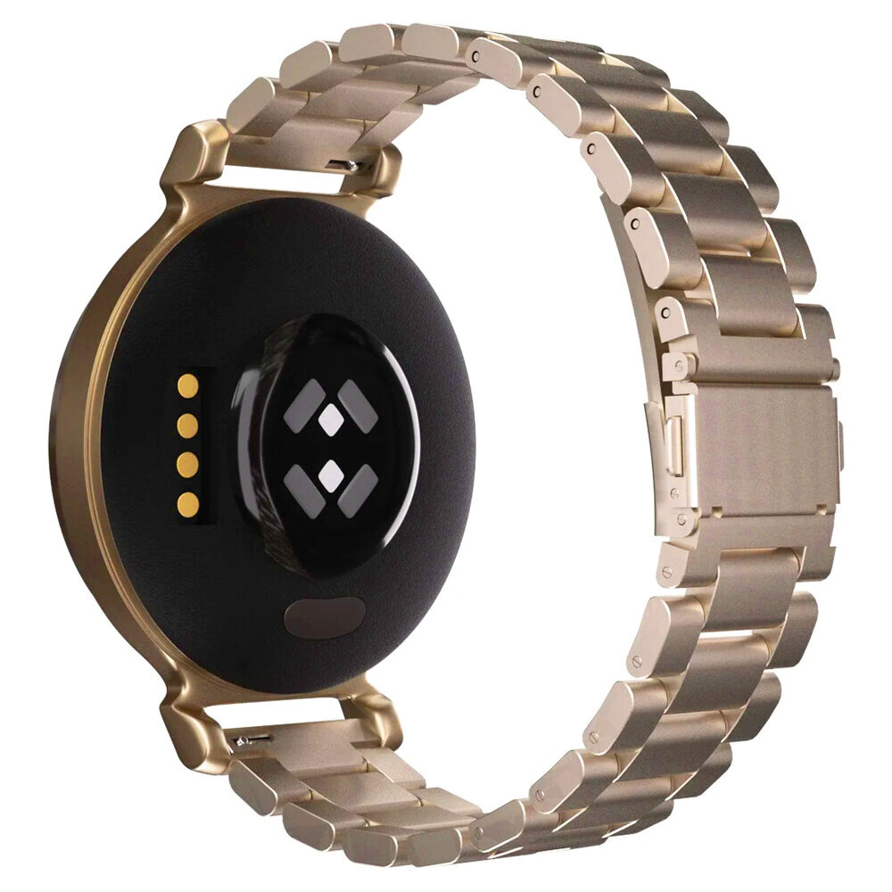 Strap-it® Strap-it Garmin Lily 2 Stahlarmband (Champagner Gold)