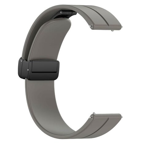 Strap-it® Strap-it Samsung Galaxy Watch 42mm D-buckle Silikonarmband (Dunkelgrau) Strap-it® Strap-it Samsung Galaxy Watch 42mm D-buckle Silikonarmband (Dunkelgrau)