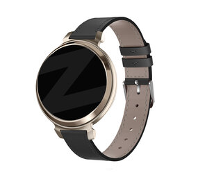 Bandz Bandz Garmin Lily 2 Klassisches Lederarmband (Schwarz) Bandz Bandz Garmin Lily 2 Klassisches Lederarmband (Schwarz)