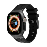 Strap-it® Apple Watch Luxus Liquid Silikonarmband (Schwarz) Strap-it® Apple Watch Luxus Liquid Silikonarmband (Schwarz)