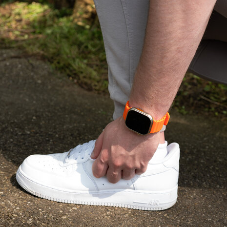 Bandz Bandz Apple Watch Ocean Armband (oranje) Bandz Bandz Apple Watch Ocean Armband (oranje)