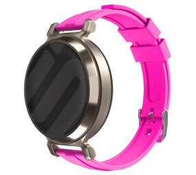 Strap-it® Garmin Lily 2 Silikonarmband (Lila-Rosa)