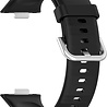 Strap-it® Strap-it Huawei Watch Fit 3 Silikonarmband (Schwarz) Strap-it® Strap-it Huawei Watch Fit 3 Silikonarmband (Schwarz)
