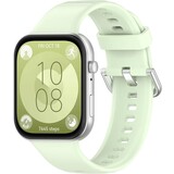 Strap-it® Huawei Watch Fit 3 Silikonarmband (Hellgrün)