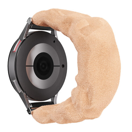 Strap-it® Strap-it Samsung Galaxy Watch 5 Pro Scrunchie Armband (Beige)