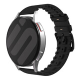 Strap-it® Polar Grit X Silikon-/Lederarmband (Schwarz) Strap-it® Polar Grit X Silikon-/Lederarmband (Schwarz)