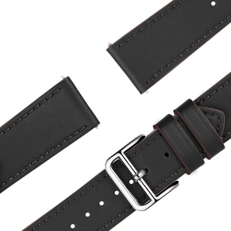 Bandz Bandz Suunto 9 Peak Lederarmband 'Deluxe' (Schwarz) Bandz Bandz Suunto 9 Peak Lederarmband 'Deluxe' (Schwarz)