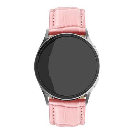 Strap-it® Strap-it Xiaomi Amazfit GTS Lederarmband Krokoprägung (Rosa Sand) Strap-it® Strap-it Xiaomi Amazfit GTS Lederarmband Krokoprägung (Rosa Sand)