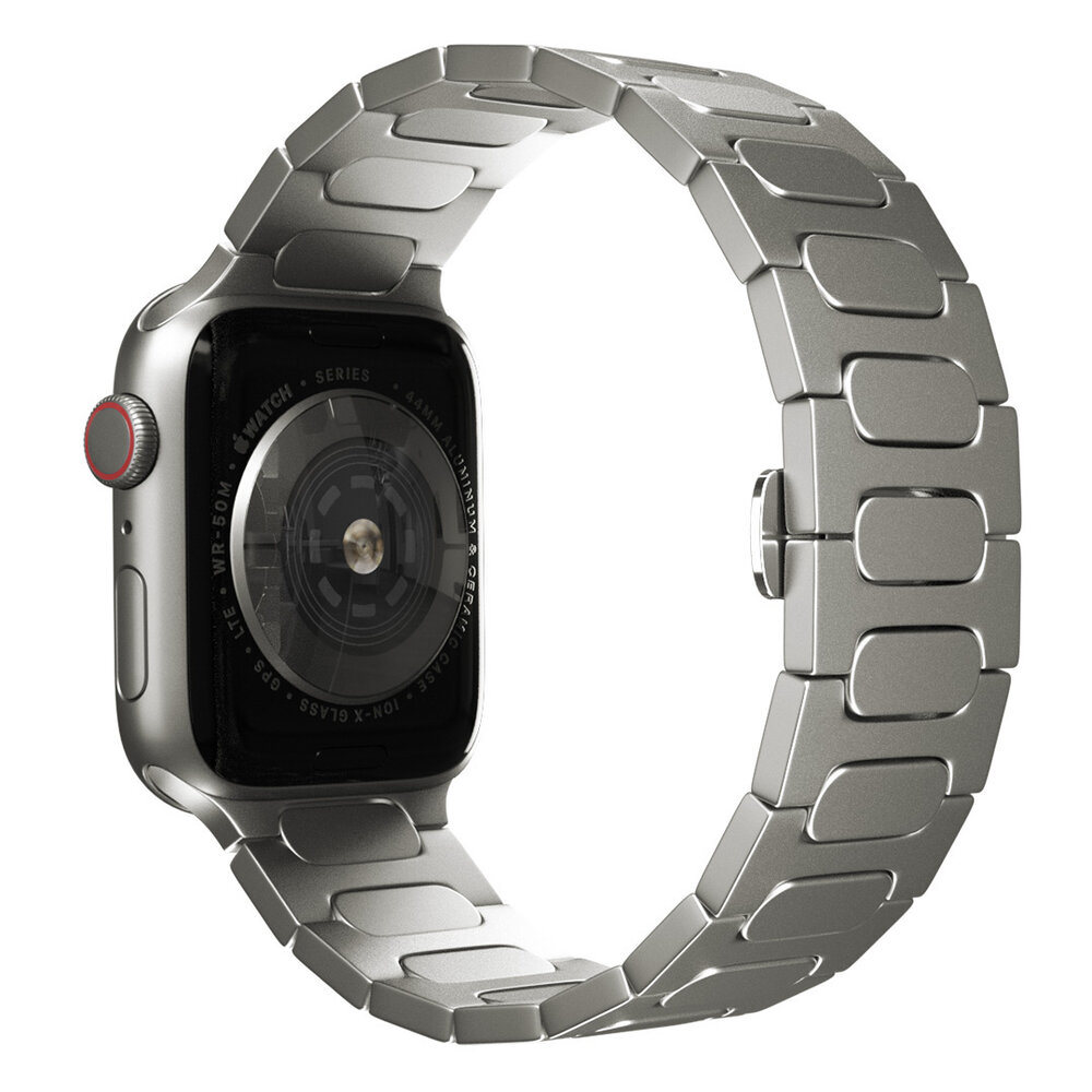 Strap-it® Strap-it Apple Watch Bullet Titan Armband (Titanium)
