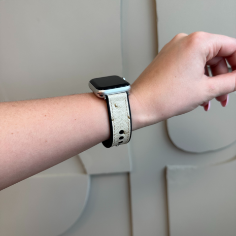 Strap-it® Strap-it Apple Watch Leder-Hybridarmband (Sandweiß) Strap-it® Strap-it Apple Watch Leder-Hybridarmband (Sandweiß)