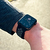 Strap-it® Strap-it Apple Watch Sportarmband (Schwarz/Grau) Strap-it® Strap-it Apple Watch Sportarmband (Schwarz/Grau)