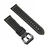 Strap-it® Strap-it Samsung Galaxy Watch 4 - 40mm Lederarmband (Schwarz) Strap-it® Strap-it Samsung Galaxy Watch 4 - 40mm Lederarmband (Schwarz)