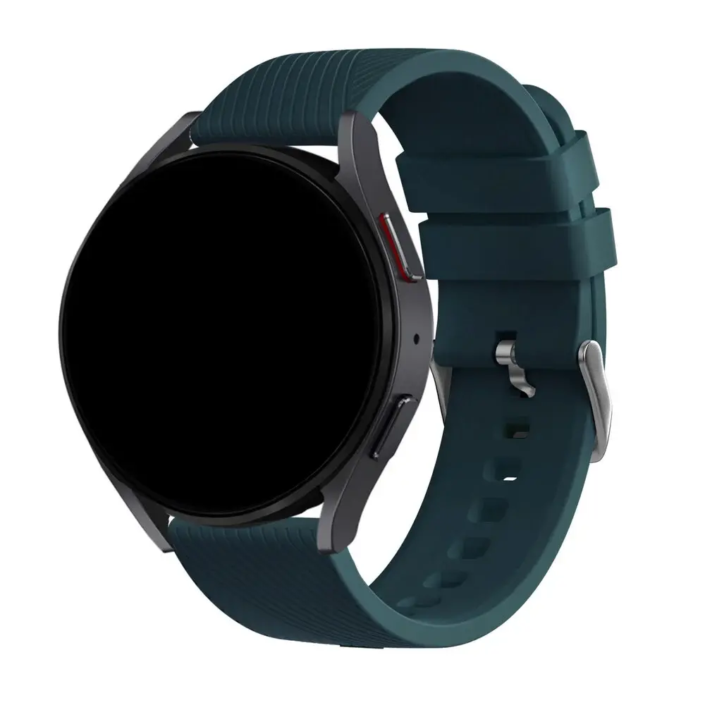 Bandz Bandz Fossil Gen 6 44mm Silikon Armband 'Deluxe' (Dunkelgrün)
