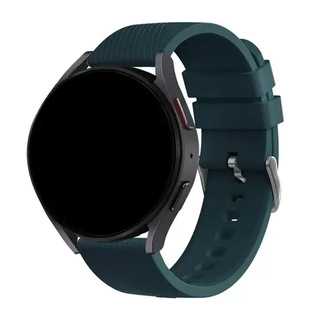 Bandz Bandz Fossil Gen 6 44mm Silikon Armband 'Deluxe' (Dunkelgrün)