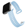 Bandz Bandz Apple Watch Silikonarmband 'Single Link' (HellBlau)
