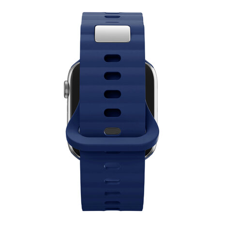 Bandz Bandz Apple Watch Silikonarmband 'Single Link' (Dunkelblau) Bandz Bandz Apple Watch Silikonarmband 'Single Link' (Dunkelblau)