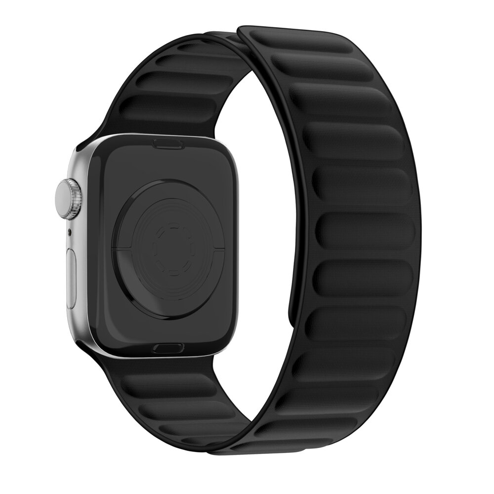 Bandz Bandz Apple Watch magnetisches gewebtes Armband (Schwarz)