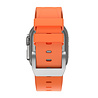 Bandz Bandz Apple Watch Silikonarmband 'Luxe Liquid' (Orange mit Silber) Bandz Bandz Apple Watch Silikonarmband 'Luxe Liquid' (Orange mit Silber)