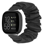 Strap-it® Fitbit Versa 3 Scrunchie Armband (Schwarz) Strap-it® Fitbit Versa 3 Scrunchie Armband (Schwarz)