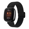 Strap-it® Strap-it Fitbit Versa 3 Gewebtes Nylon Armband (Schwarz) Strap-it® Strap-it Fitbit Versa 3 Gewebtes Nylon Armband (Schwarz)